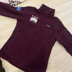Patagonia Maroon Full-Zip Jacket